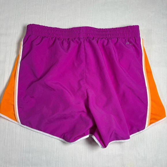 Nike Dri-Fit Drawstring Running Shorts-Purple/Orange-Women Small - Picture 3 of 6